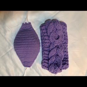 Toddler headband/mask set